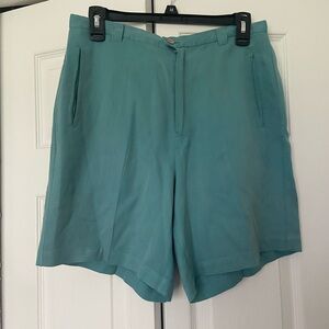 Tommy Bahama Teal High-Rise Women's Bermuda Shorts